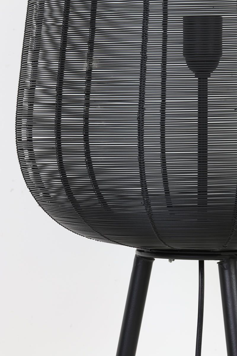 Adeta Medium Floor Lamp Tripod - Matt Black Finish