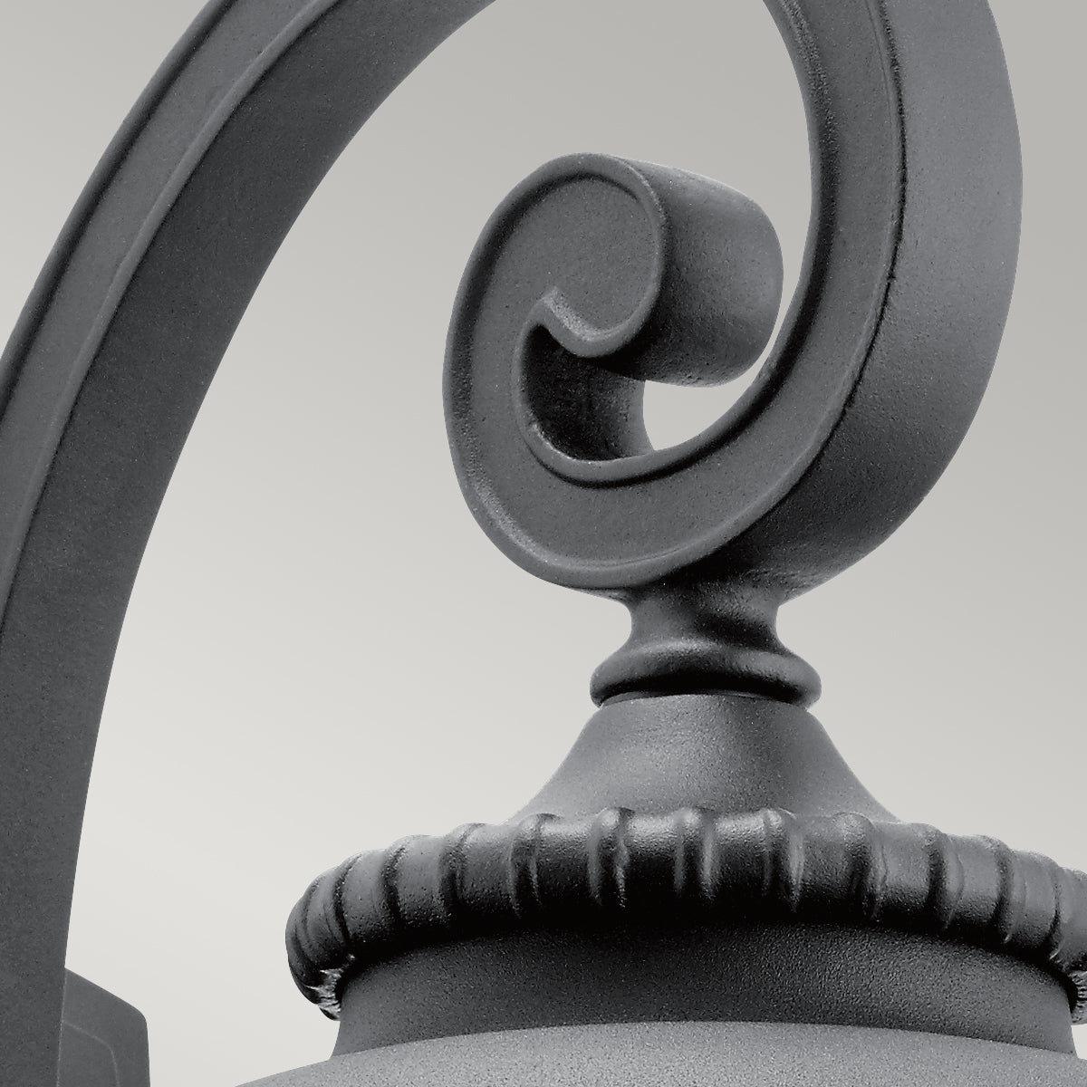 Admirals Large  Wall Lantern - Textured Black Finish