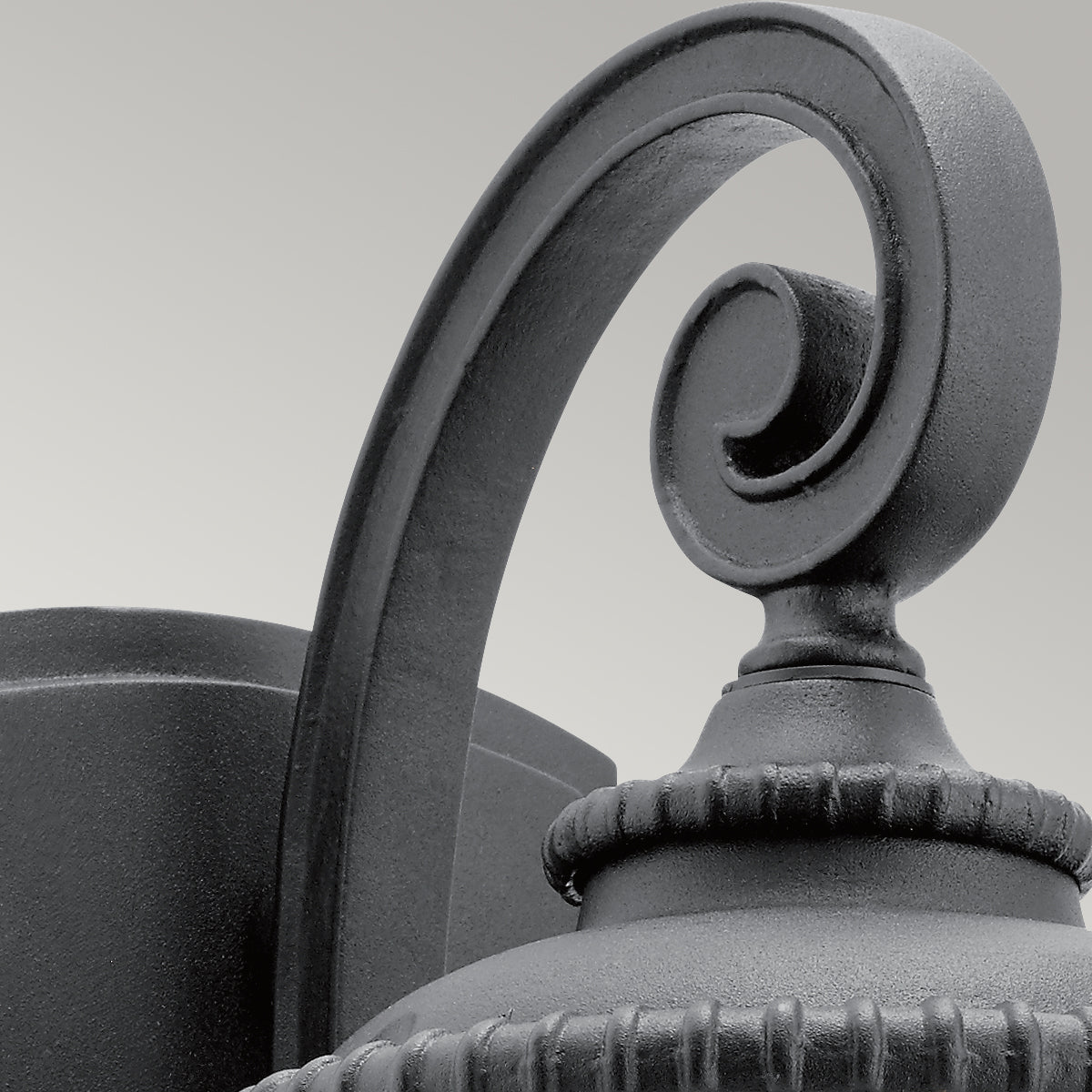 Admirals Cove Small Wall Lantern - Textured Black Finish