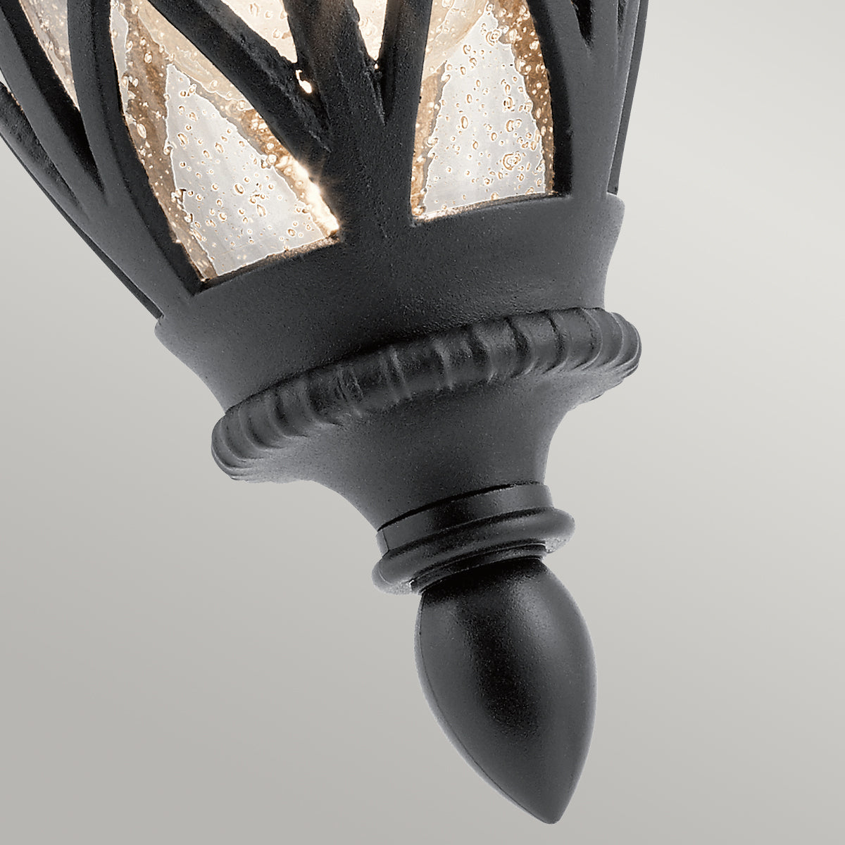 Admirals Cove Small Wall Lantern - Textured Black Finish