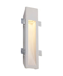 Adnonis Large Recessed Wall Lamp, 1 x GU10, White Paintable Gypsum, Cut Out: L:453mmxW:103mm