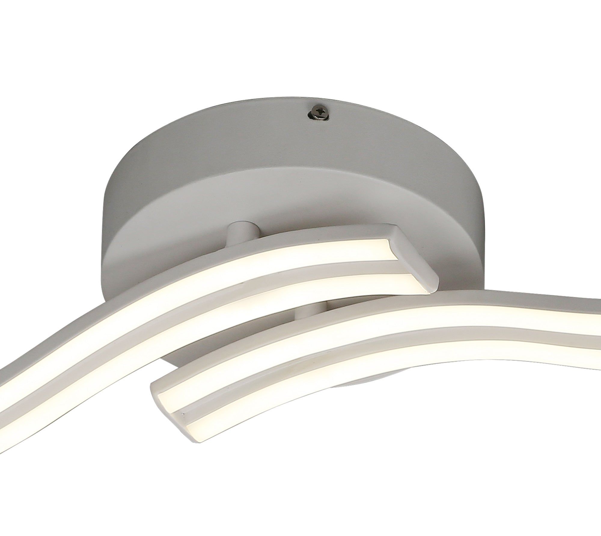 Aesthet 2 Light Ceiling, Wall, 2 x 12W LED, 4000K, 1556lm, White, 3yrs Warranty