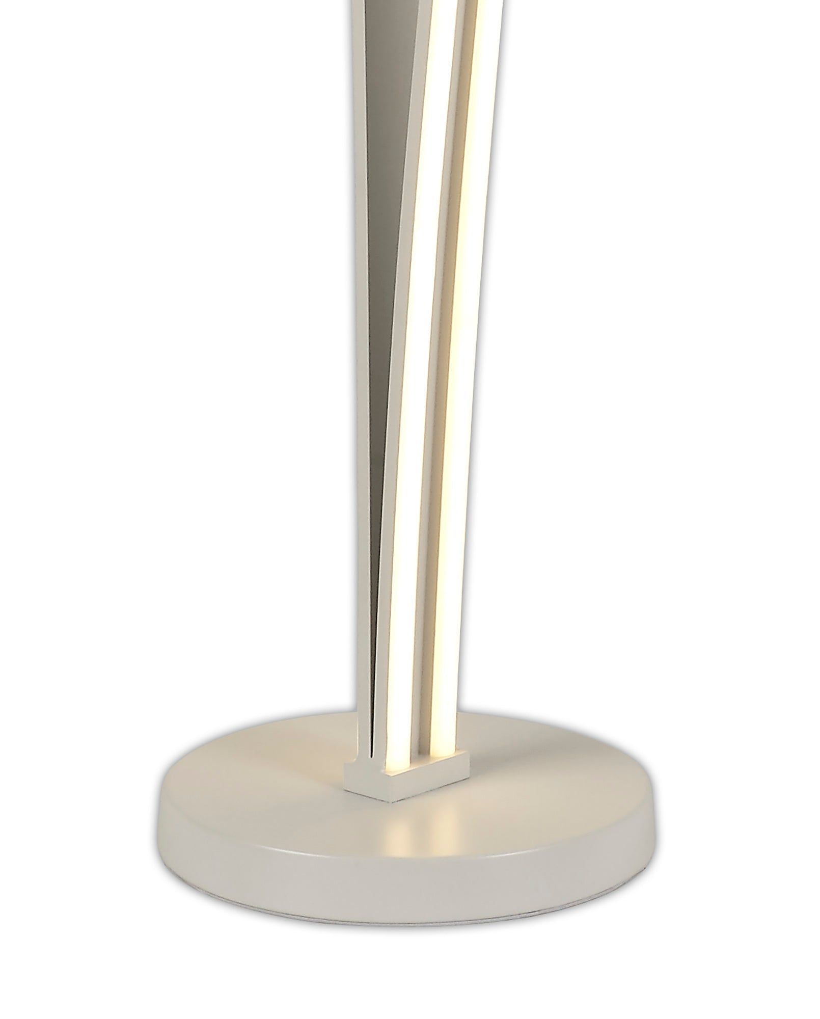 Aesthet 2 Light Floor Lamp Dimmable, 16W/20W LED, 4000K, 2270lm, White, 3yrs Warranty