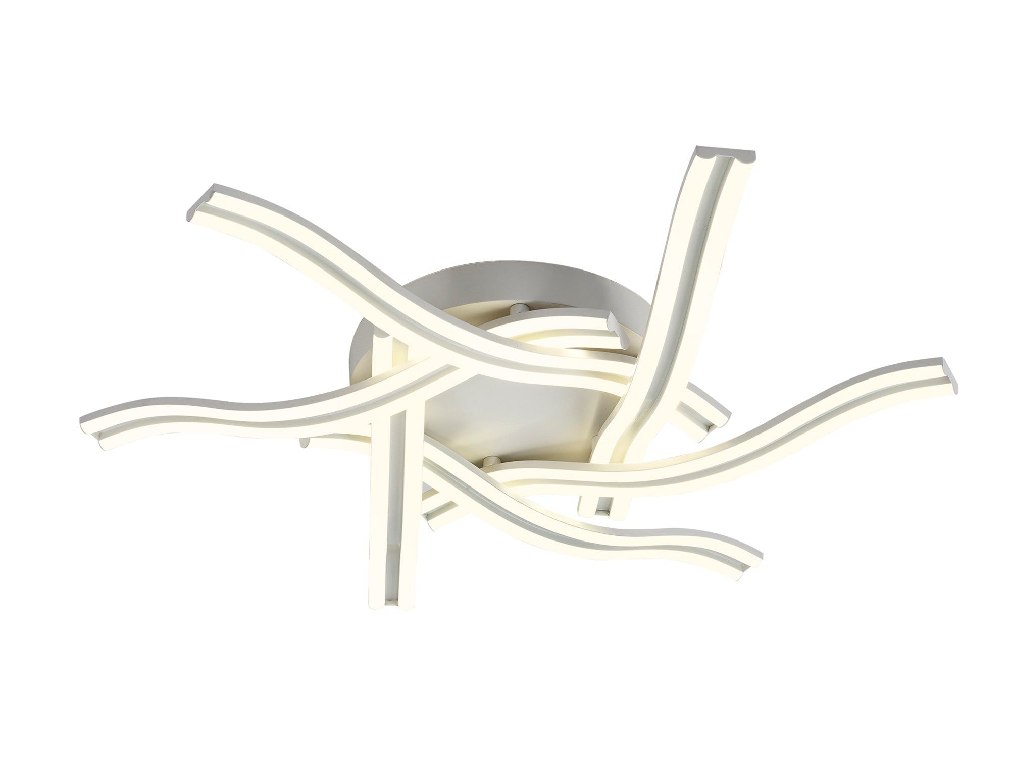 Aesthet 6/5/3 Light Ceiling, White, 3yrs Warranty Flush Light