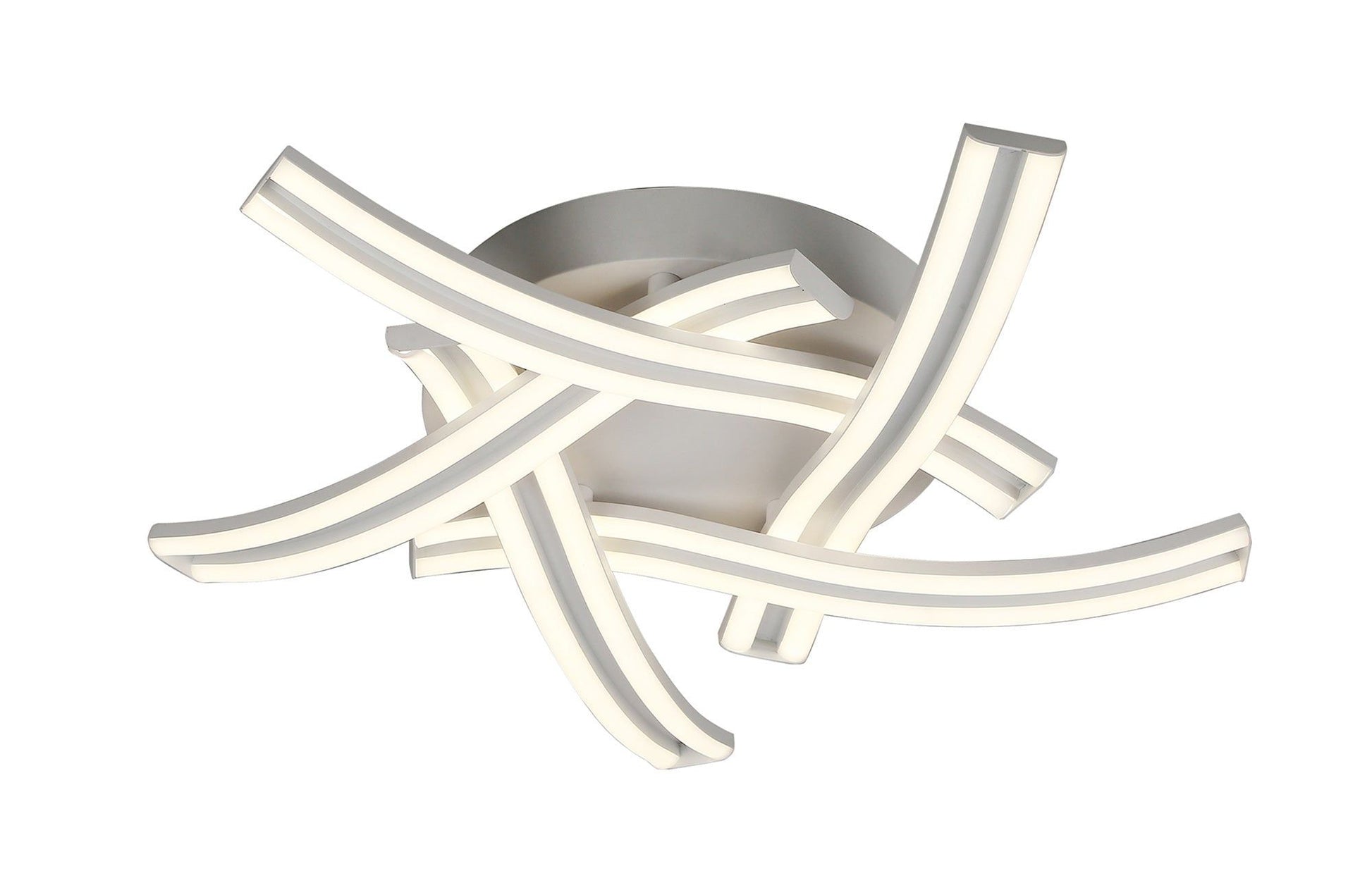Aesthet 6/5/3 Light Ceiling, White, 3yrs Warranty Flush Light