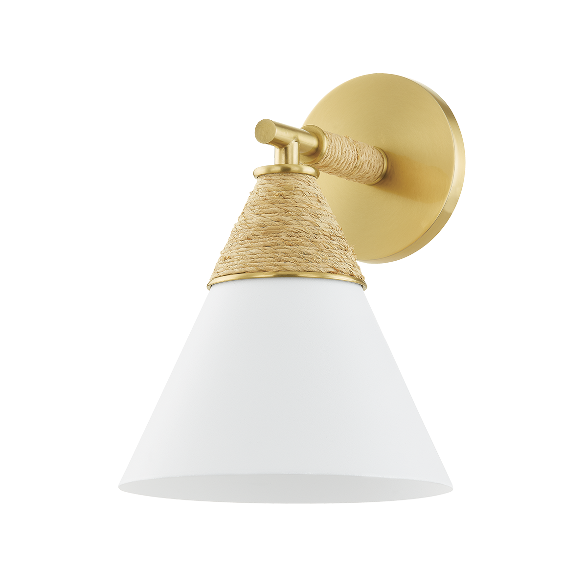 Mica 1Lt Wall Sconce - Brass