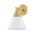 Mica 1Lt Wall Sconce - Brass