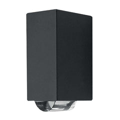 Agner 2/4Lt Up/Down Wall Light - Graphite Integrated LED IP54