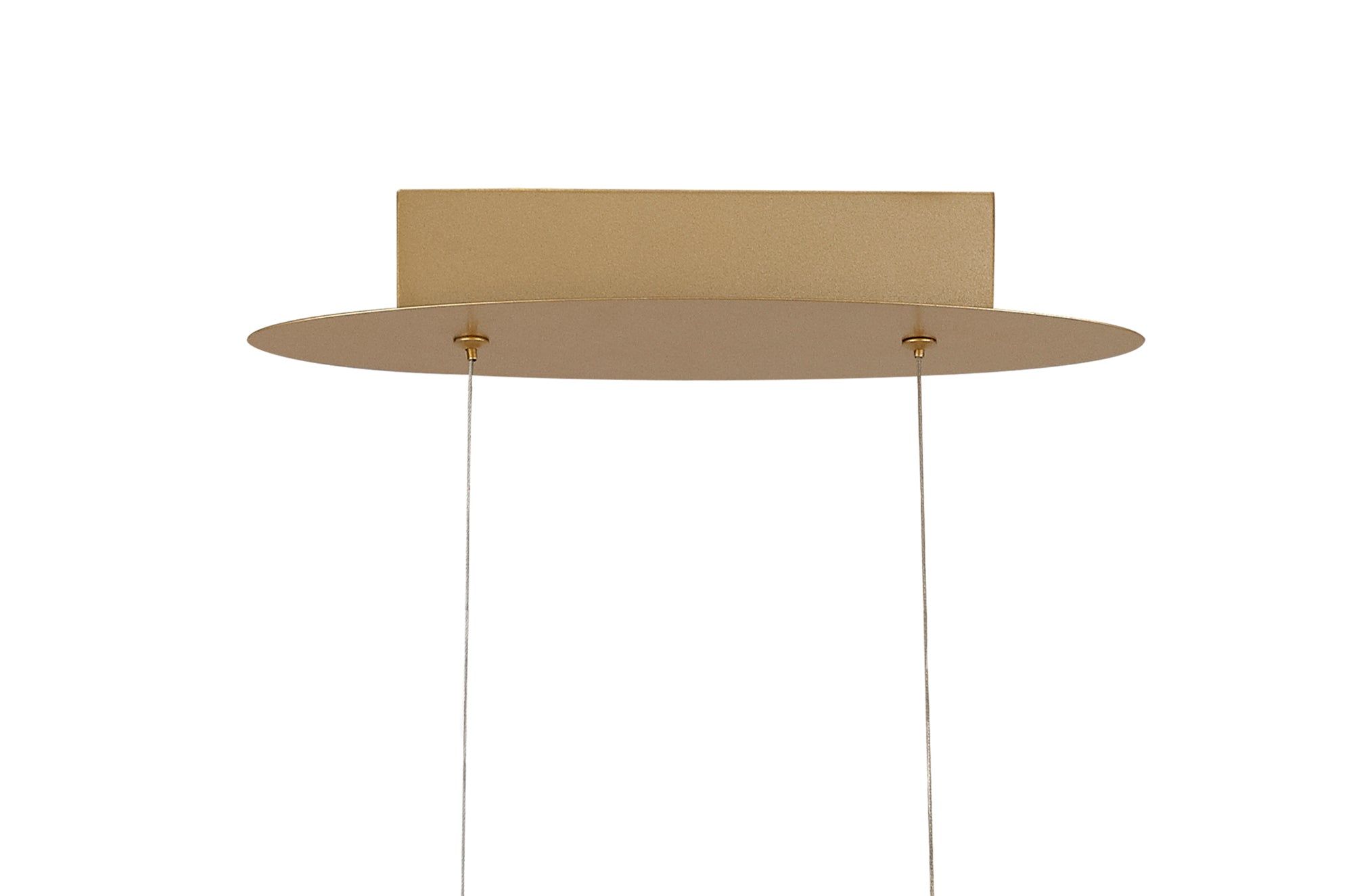 Agora Large Oval Pendant, 1 x 39W LED, 3000K, 1950lm, Sand Gold, 3yrs Warranty