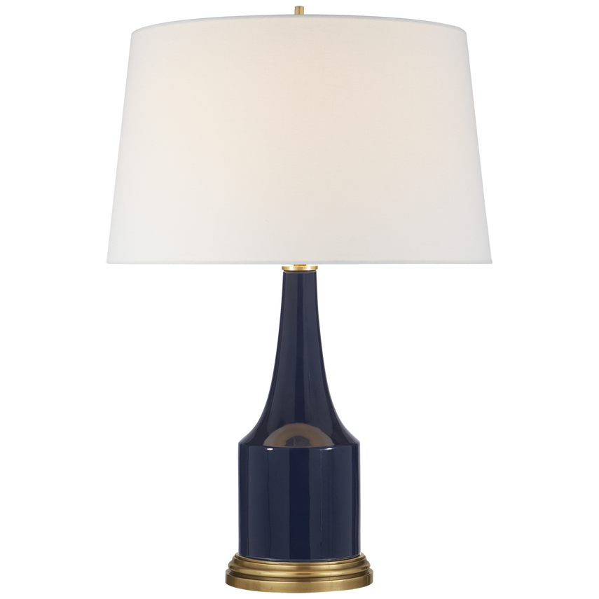 Sawyer Table Lamp - Midnight Blue/Tea Stain Crackle