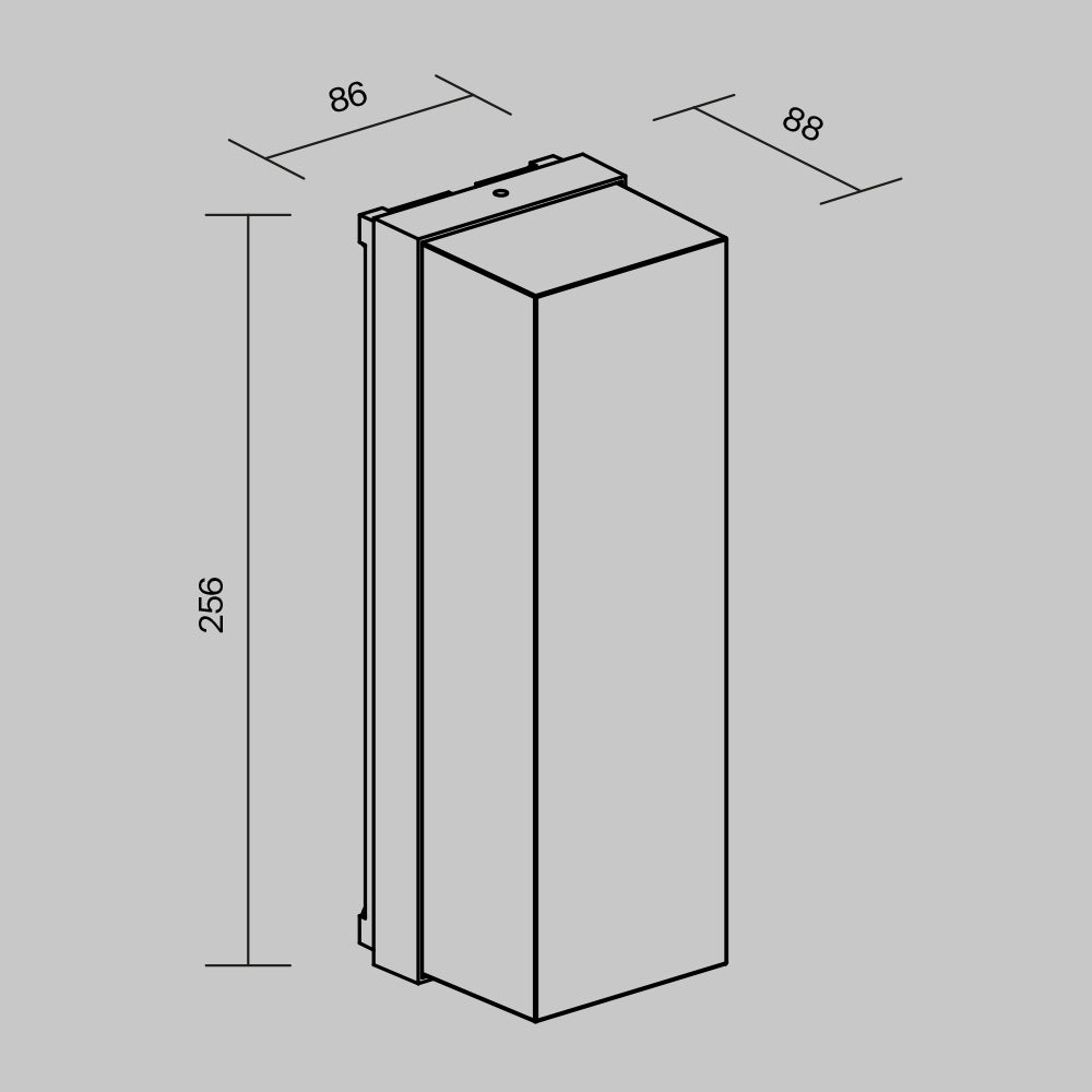 Conf Outdoor Flush Wall Lamp IP65