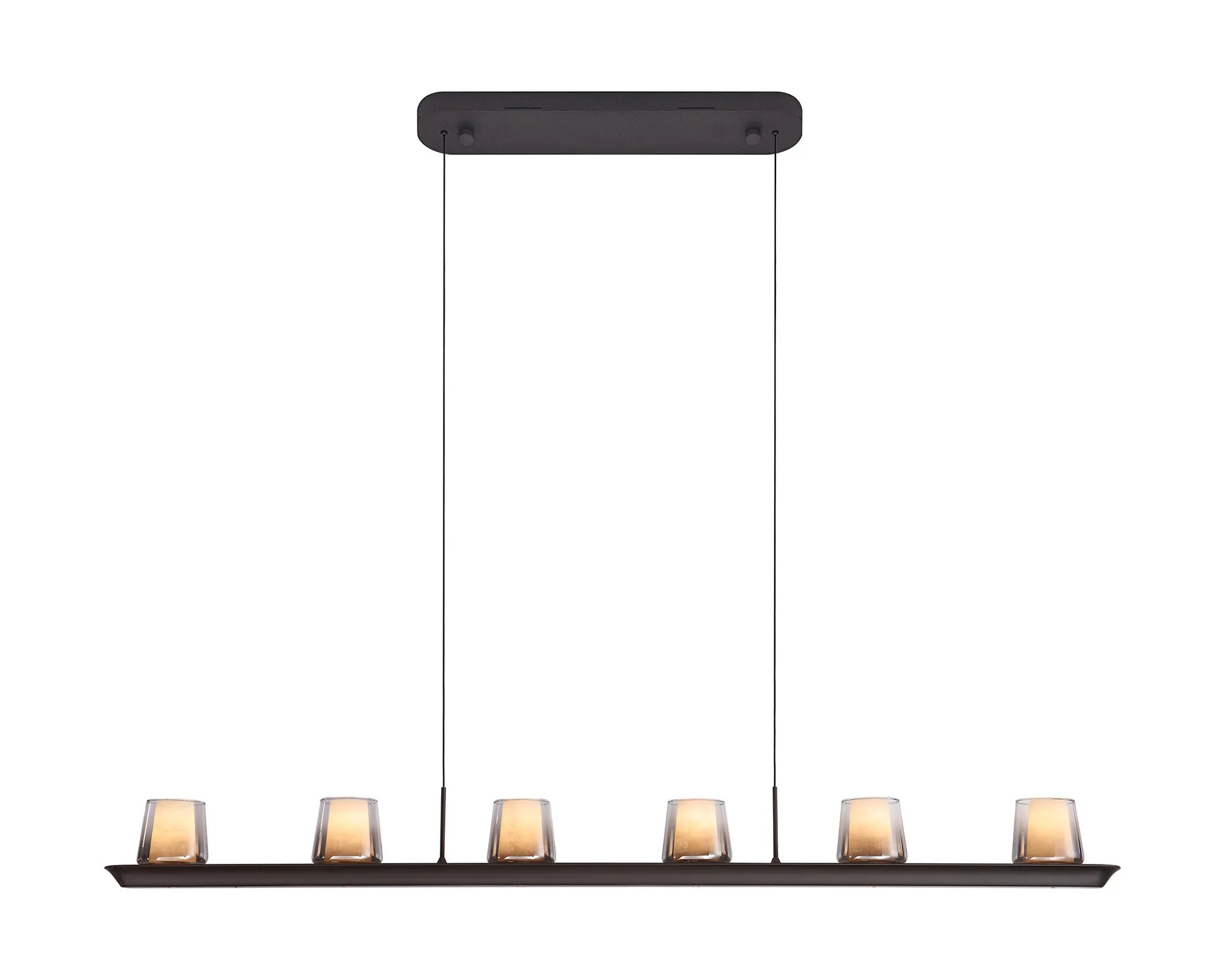 Alabastro 5/6 Light LED Linear Pendant