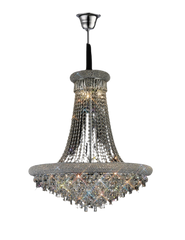 Alexandra 18/20Lt Crystal Ceiling Light - Chrome/Gold