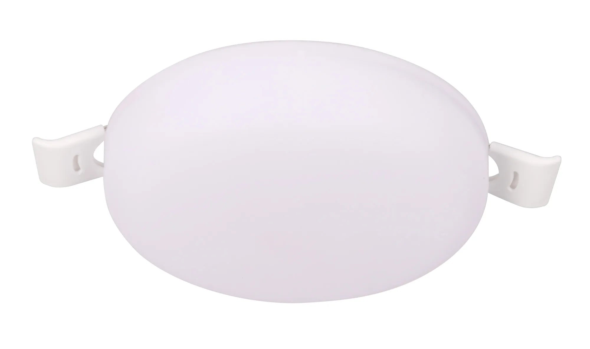 Algarve 85mm Round Downlight, 8W LED, 3000K, 700lm, White, Cut Out 55-60mm, Driver Included, 3yrs Warranty