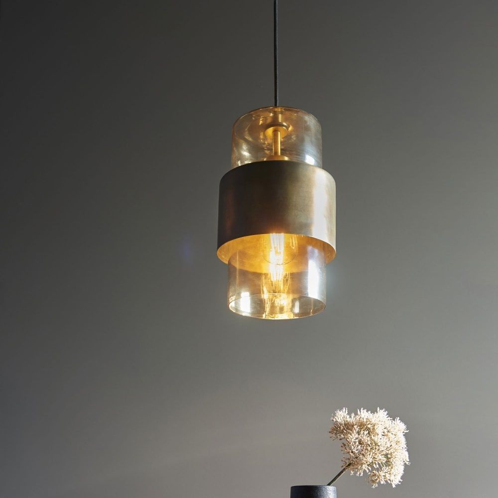 Alimos Pendant Light - Brass/Bronze/Copper - Cusack Lighting