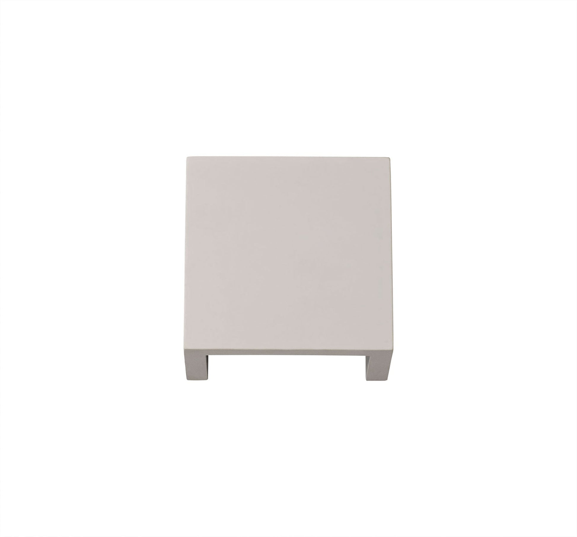Alina Square Wall Lamp, 6.5W LED, 3000K, 592lm, White Paintable Gypsum, 3yrs Warranty