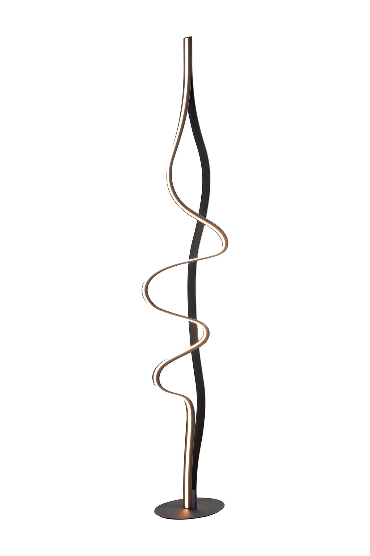 Lavelle TRIAC LED Floor Lamp - Grey/Gold