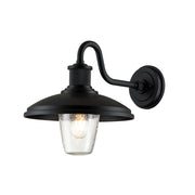 Allenbury Medium Wall Lantern - Textured Black Finish