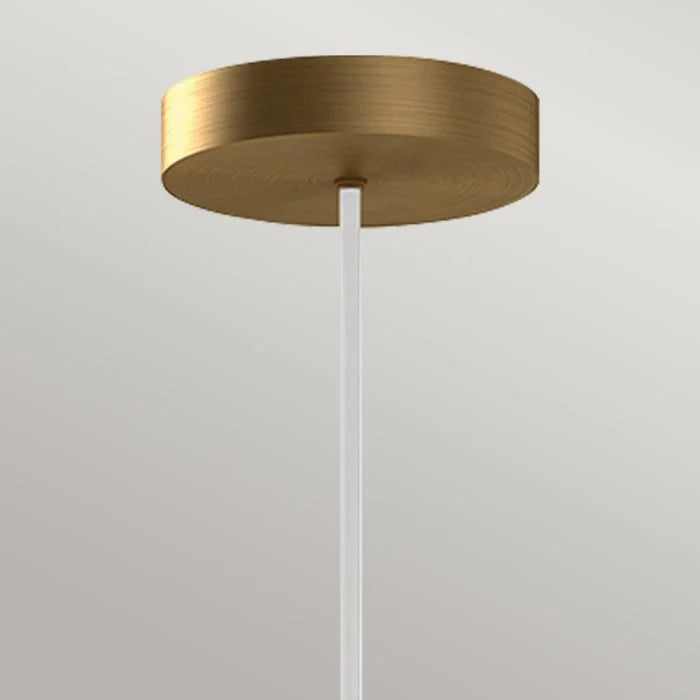 Alora Mood Bijou LED Pendant - Brushed Nickel/ Black / Aged Gold