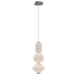 Alora Mood Bijou LED Pendant - Brushed Nickel/ Black / Aged Gold