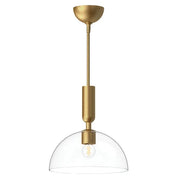 Alora Mood Jude 1 lt Pendant - Brushed Gold/ Matte Black