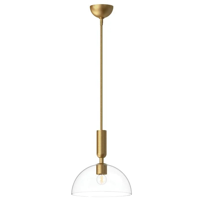 Alora Mood Jude 1 lt Pendant - Brushed Gold/ Matte Black