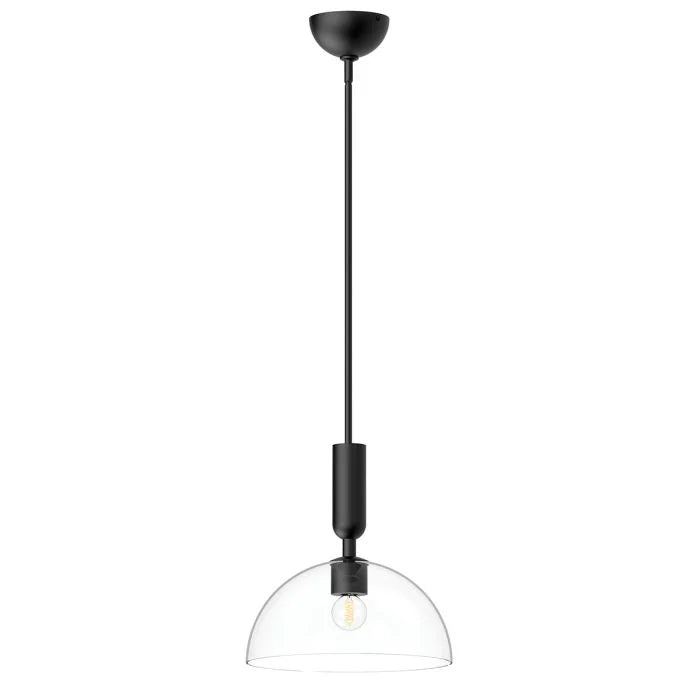 Alora Mood Jude 1 lt Pendant - Brushed Gold/ Matte Black