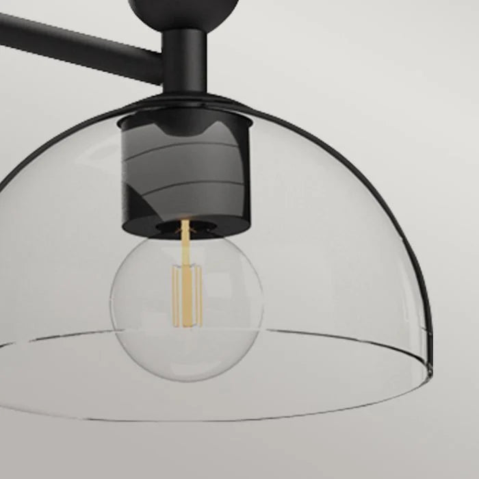 Alora Mood Jude 3 lt Chandelier - Brushed Gold/ Matte Black