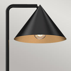 Alora Mood Remyck 1 lt Floor Lamp  - Brushed Gold/ Matte Black