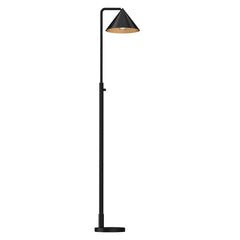 Alora Mood Remyck 1 lt Floor Lamp  - Brushed Gold/ Matte Black