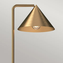 Alora Mood Remyck 1 lt Floor Lamp  - Brushed Gold/ Matte Black
