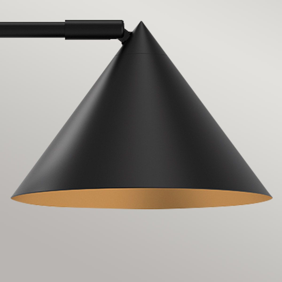 Alora Mood Remyck 1 lt Table Lamp - Brushed Gold/ Matte Black