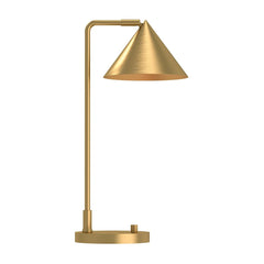 Alora Mood Remyck 1 lt Table Lamp - Brushed Gold/ Matte Black