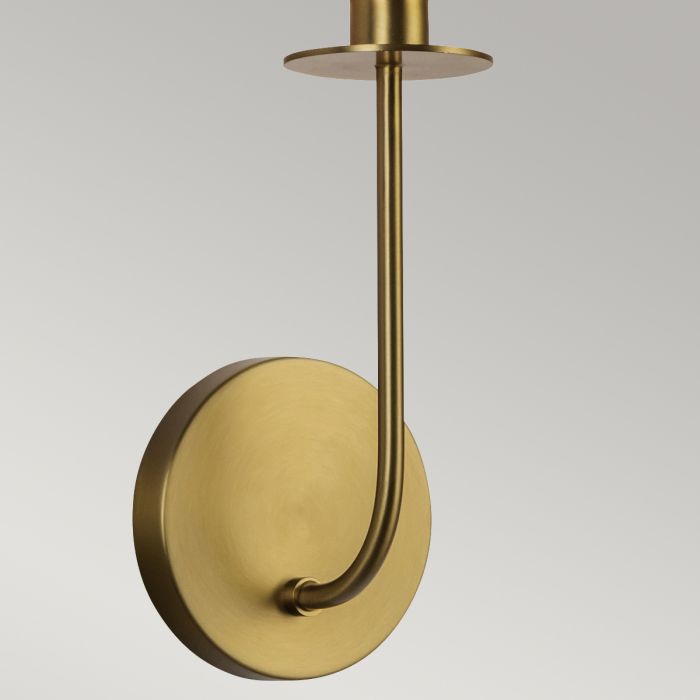Alora Mood Sylvia 1 lt Wall Light- Brushed Gold/ Matte Black