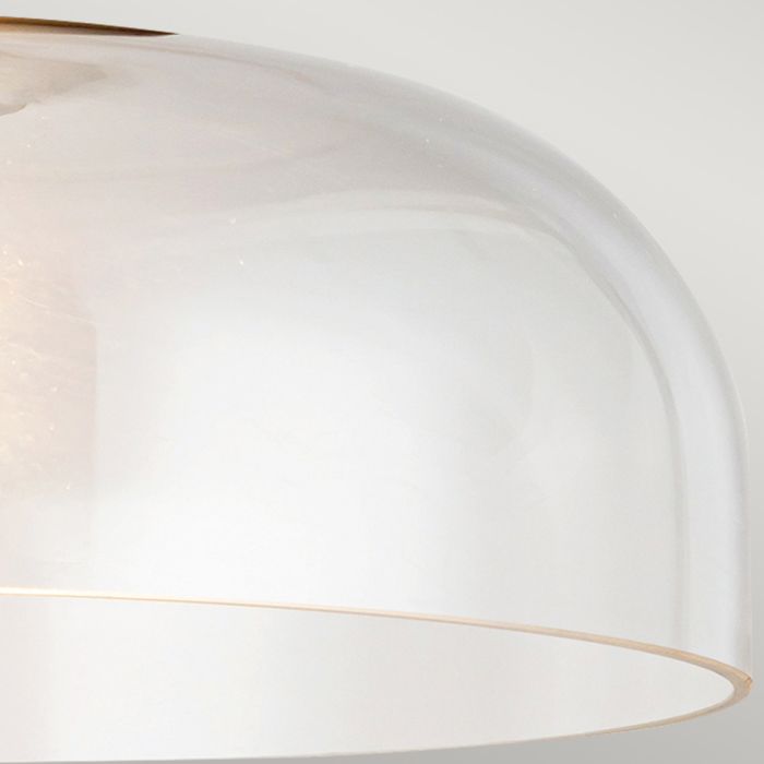 Alora Mood Sylvia 1 lt Semi Flush  - Brushed Gold/ Matte Black