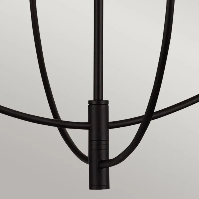Alora Mood Sylvia 4 lt Chandelier - Brushed Gold/ Matte Black