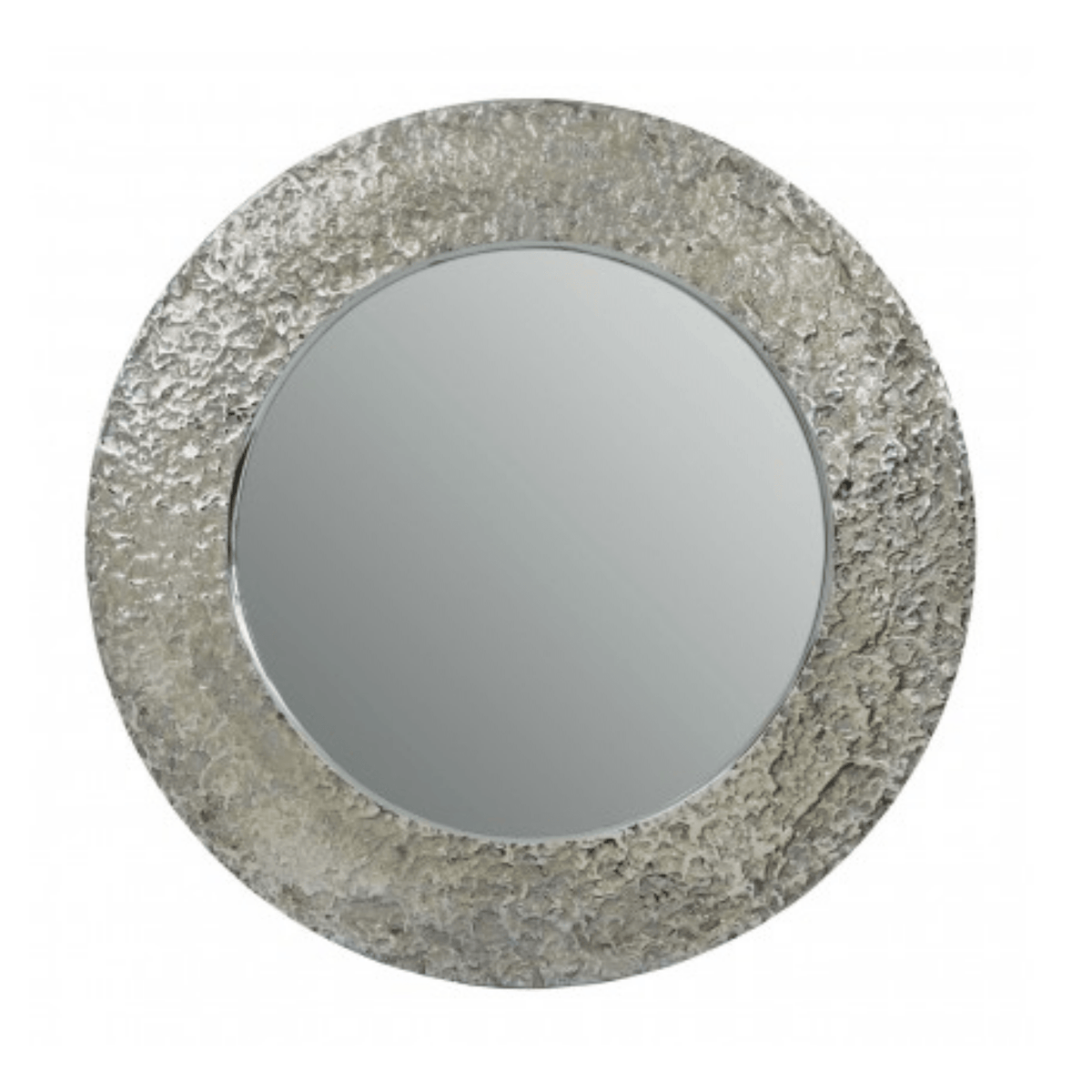 Almora Nickle Finish Wall Mirror - Cusack Lighting