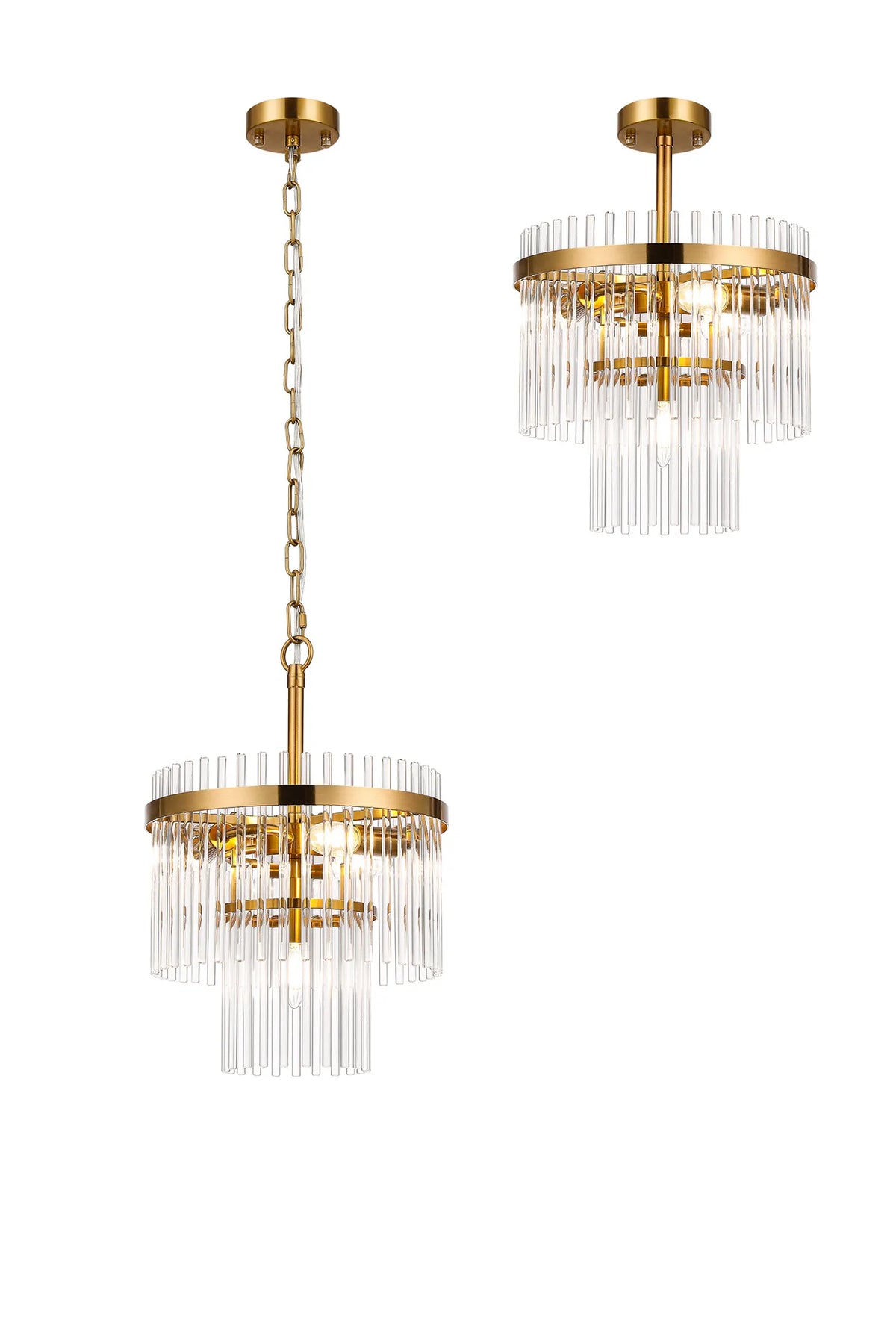 Colmar 4/7Lt Crystal Chandelier - Various Colours