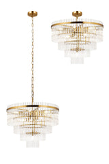 Colmar 10Lt Crystal Chandelier - Various Colours