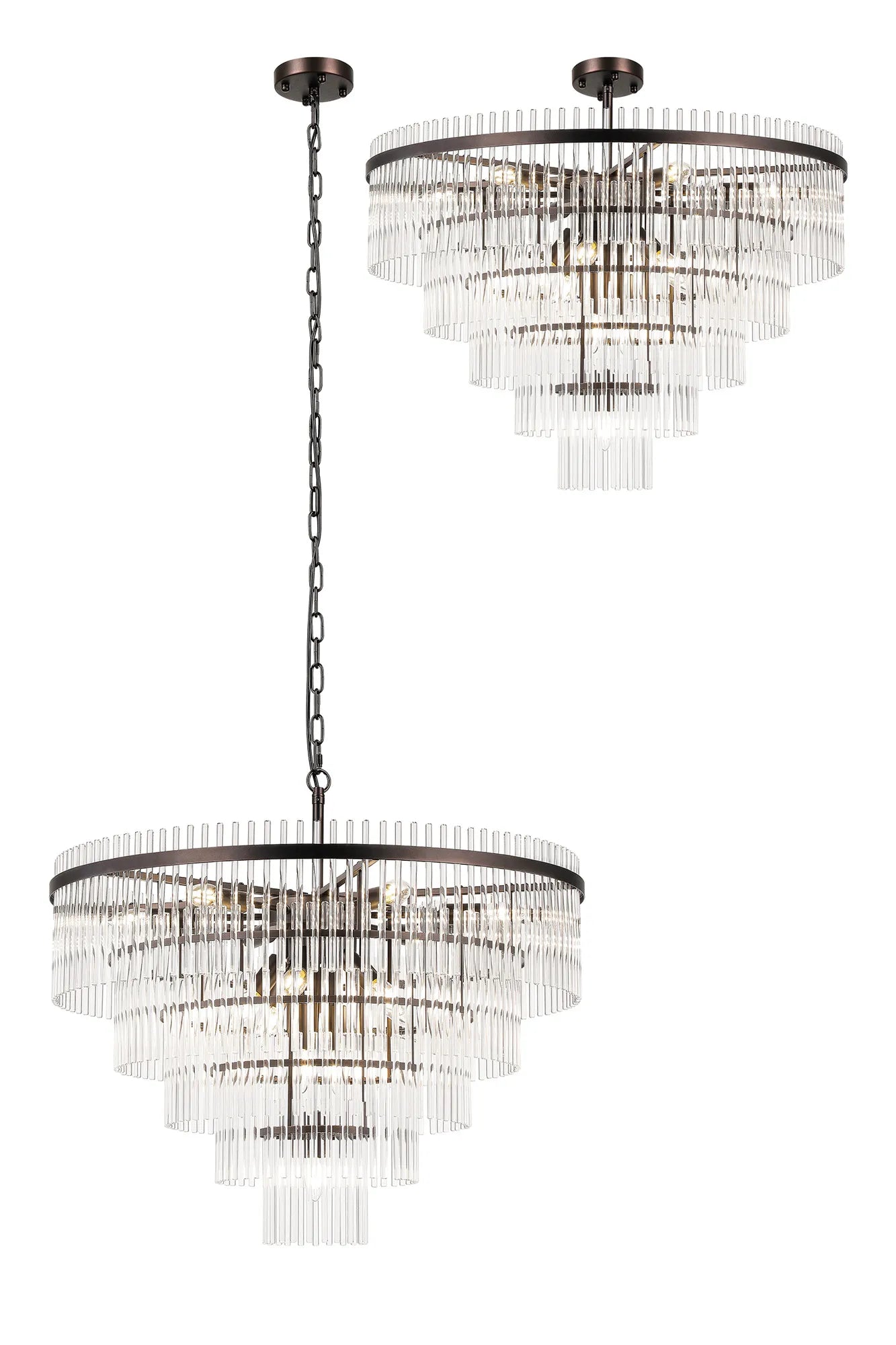 Colmar 15/22Lt Crystal Chandelier - Various Colours