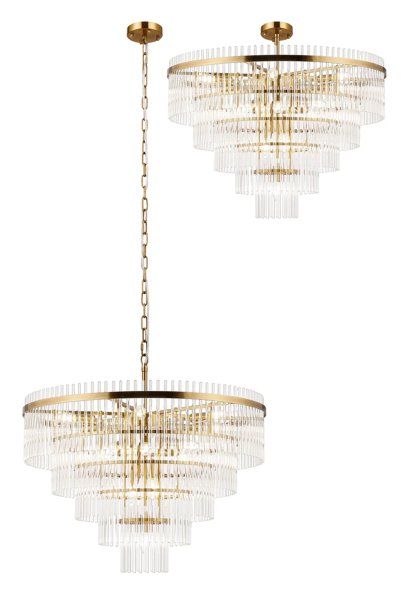 Colmar 15/22Lt Crystal Chandelier - Various Colours