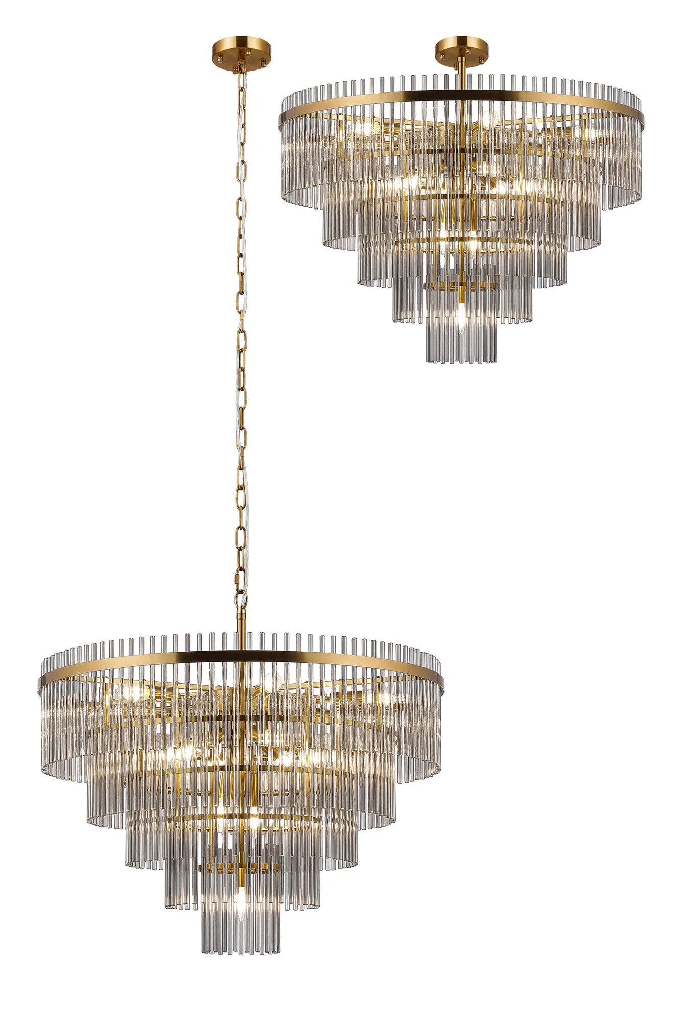 Colmar 15/22Lt Crystal Chandelier - Various Colours