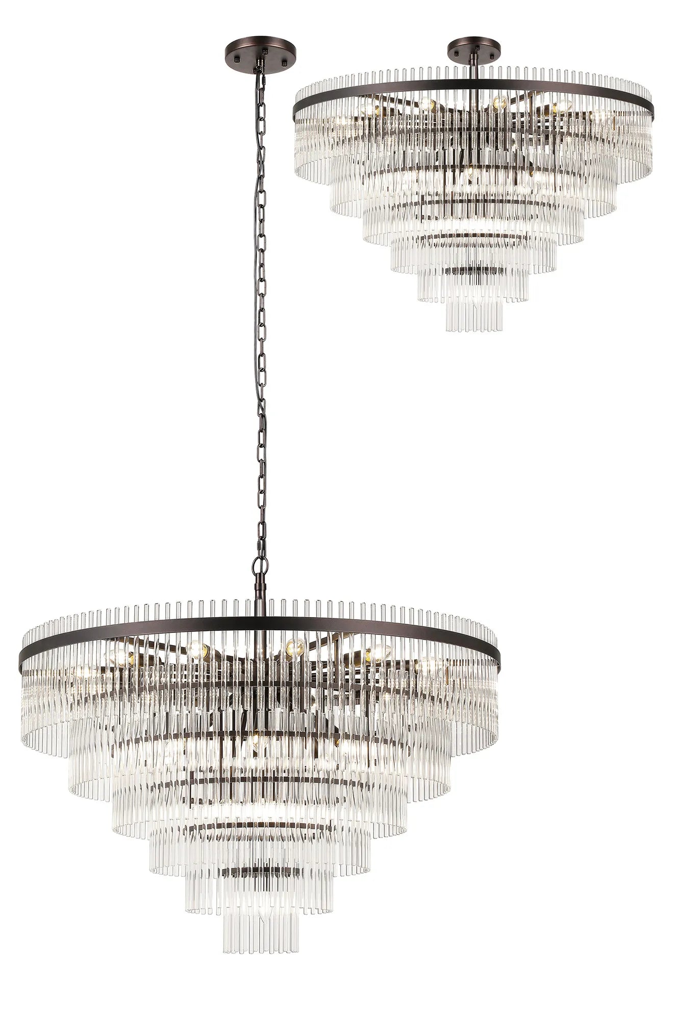 Colmar 15/22Lt Crystal Chandelier - Various Colours