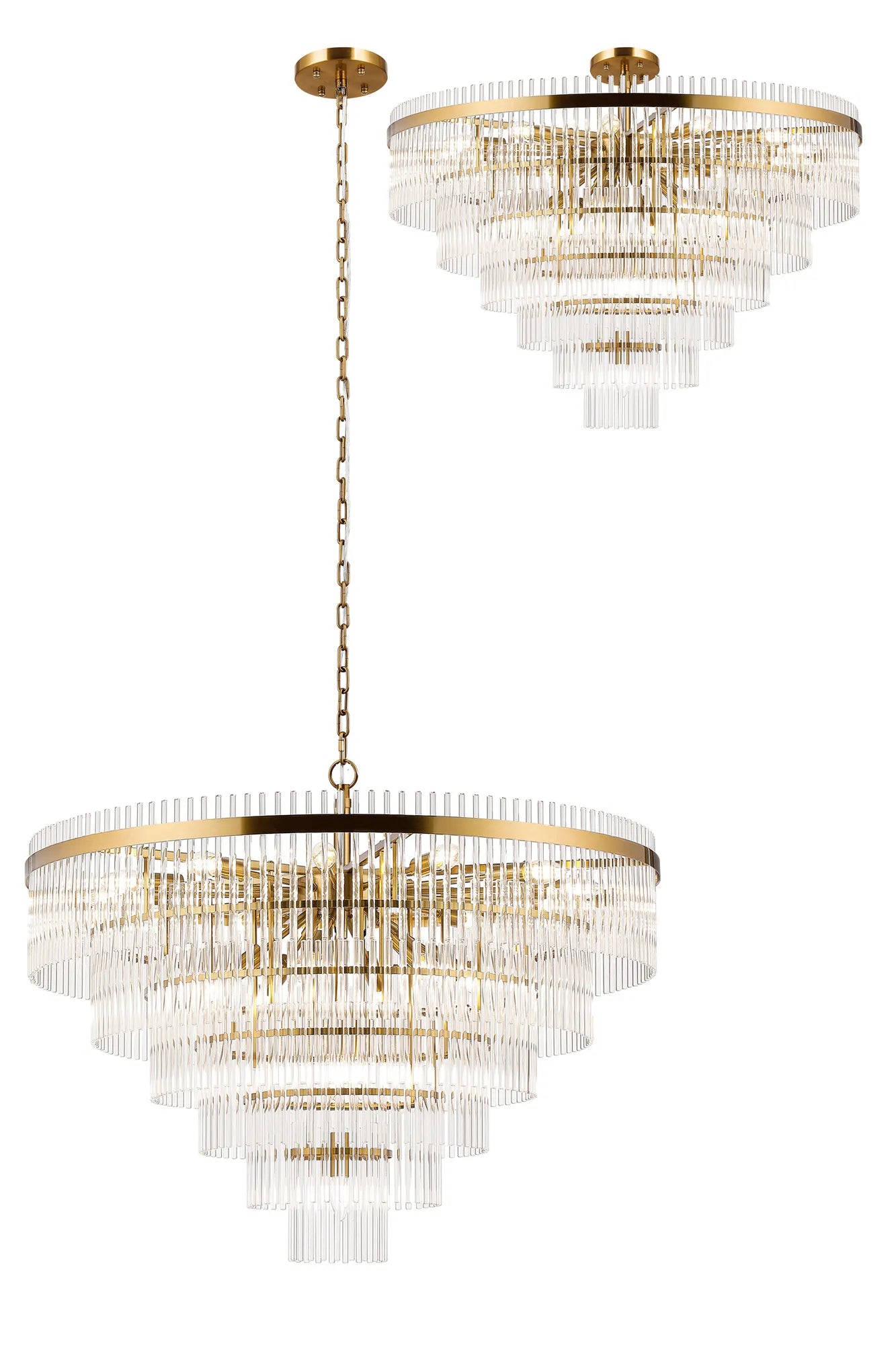 Colmar 15/22Lt Crystal Chandelier - Various Colours