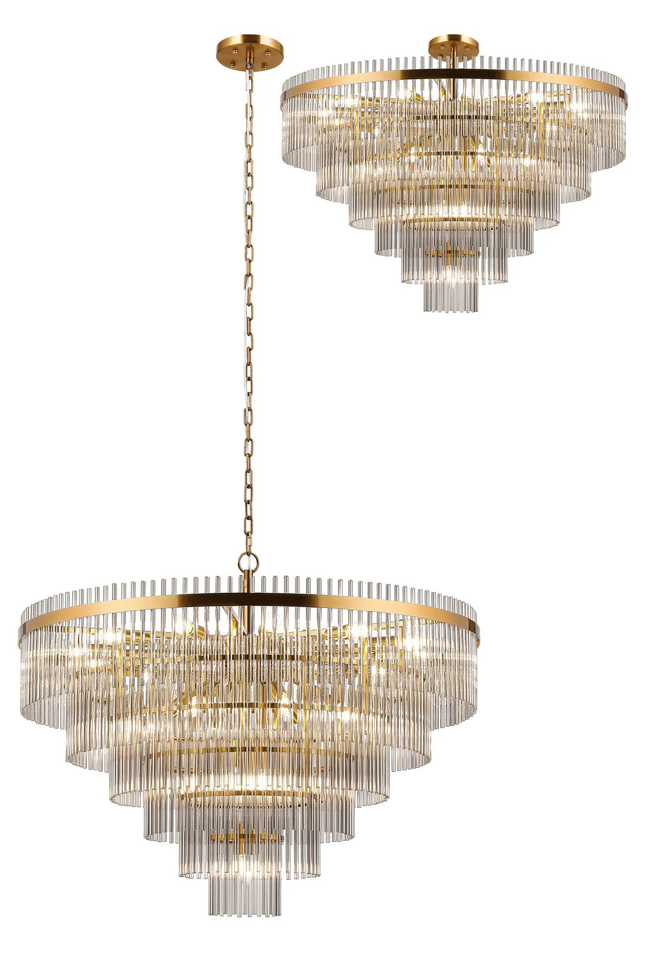 Colmar 15/22Lt Crystal Chandelier - Various Colours