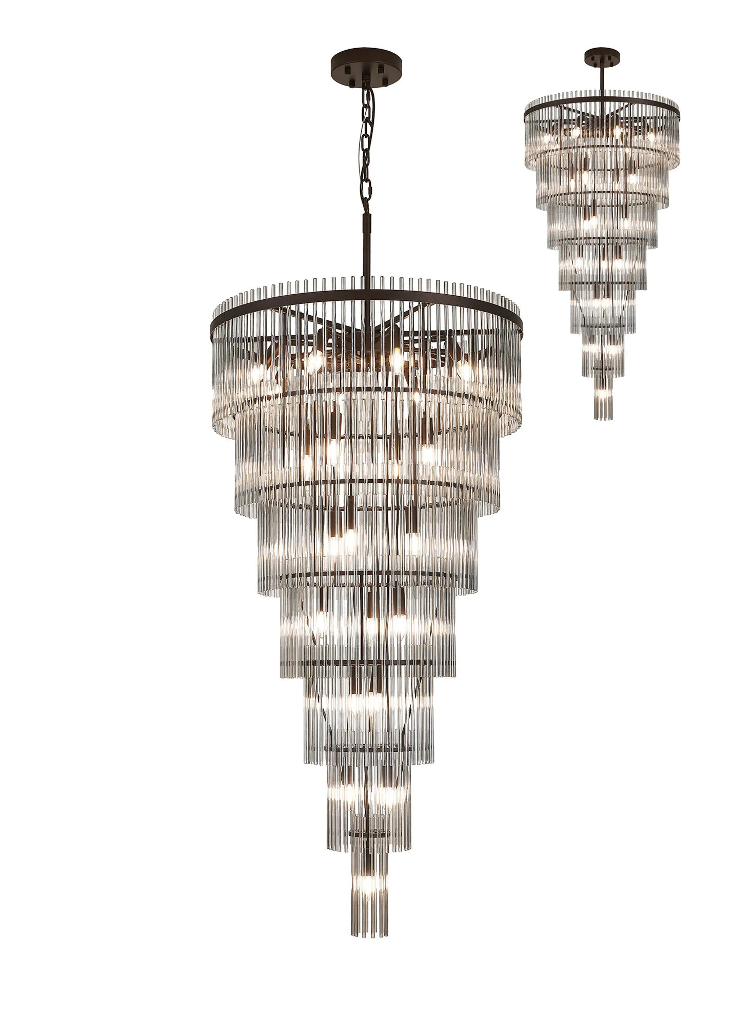 Colmar 23Lt Pendant/Fixed Ceiling Chandelier - Various Colours