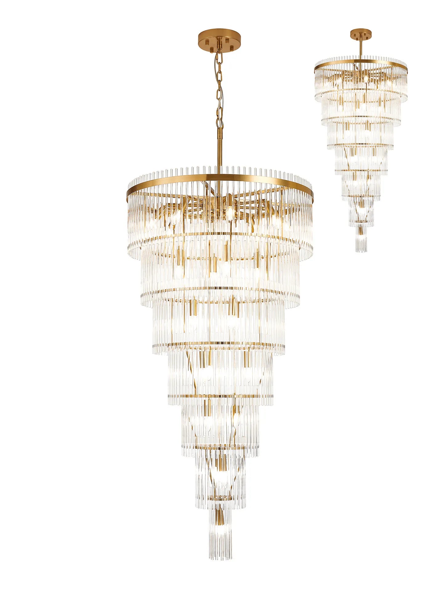 Colmar 23Lt Pendant/Fixed Ceiling Chandelier - Various Colours
