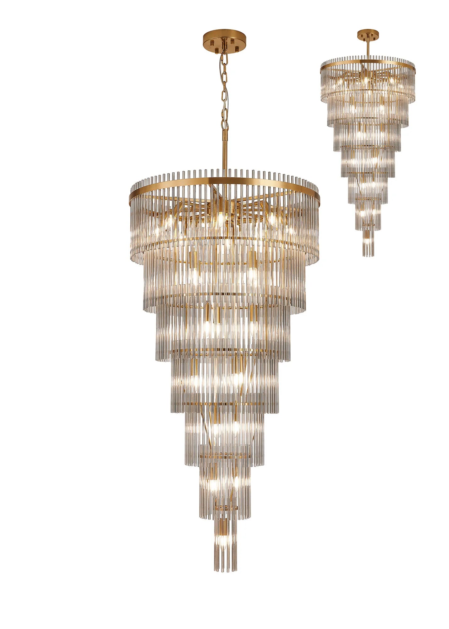 Colmar 23Lt Pendant/Fixed Ceiling Chandelier - Various Colours