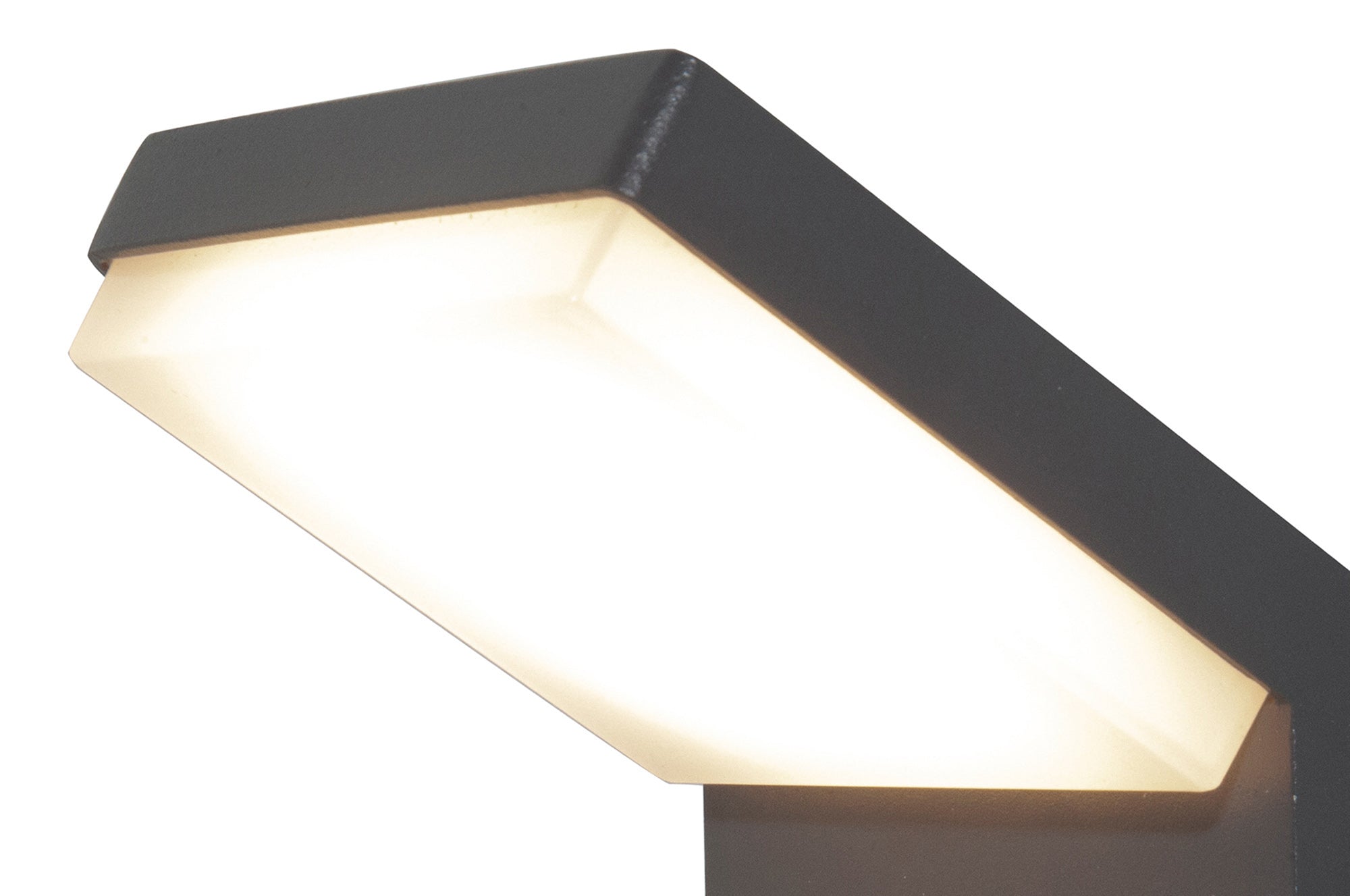 Alpine Wall Lamp, 6W LED, 3000K, 510lm, IP65, Anthracite, White 3yrs Warranty