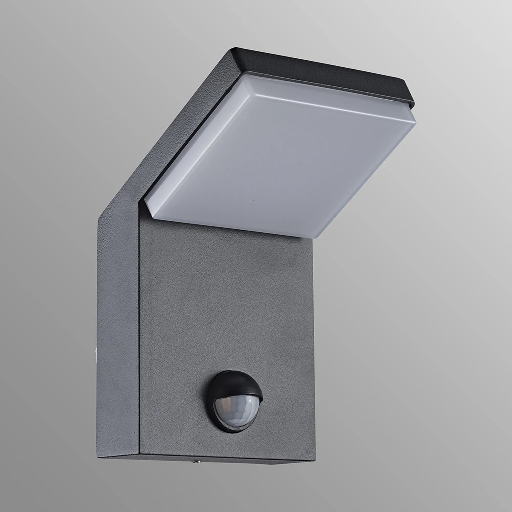 Alpine 7W LED PIR Motion Sensor Wall Lamp- Anthracite/ White Finishes